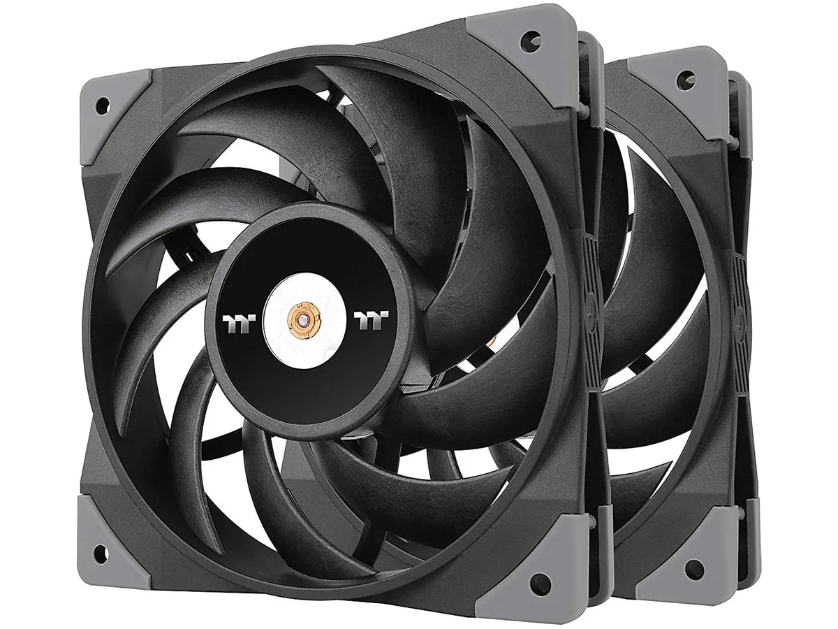 Thermaltake Thermaltake ToughFan 12 120mm PWM case fan 2-pack 500-2000 RPM CL-F082-PL12BL-A — product photo