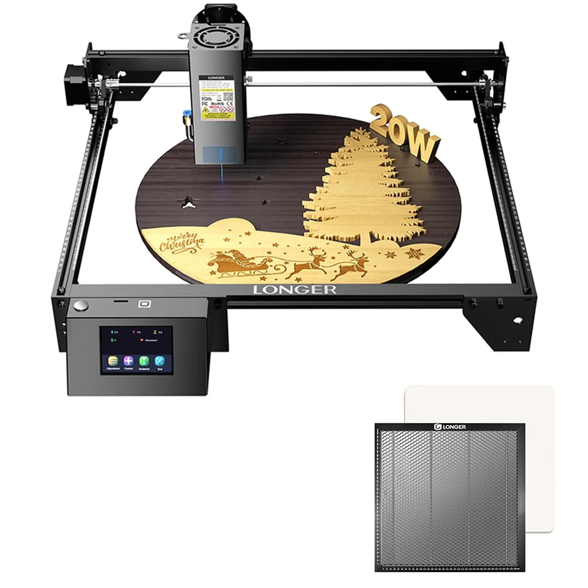 LONGER LONGER RAY5 20W Laser Engraver with Honeycomb Table 400mm — produktbild