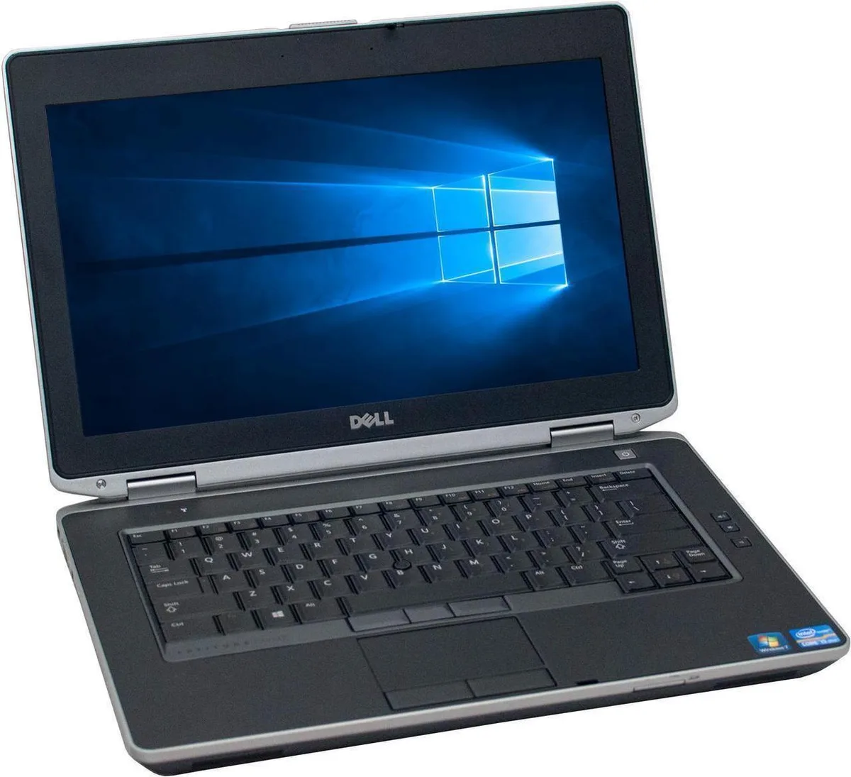 Silver Dell Latitude E6430 laptop closed view showing matte finish and no webcam