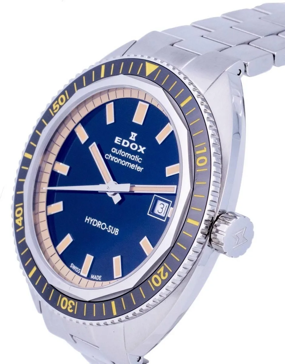 EDOX EDOX Hydro-Sub 801283NBMNIB Automatic Chronometer 300m 42.00mm Watch — fotografia produsului