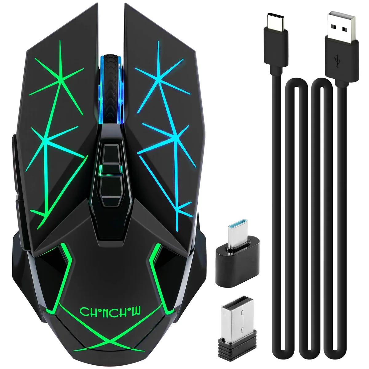 ASUS Wireless Gaming Mouse CHONCHOW WM10 16 Buttons 3200 DPI RGB Black — zdjęcie produktu