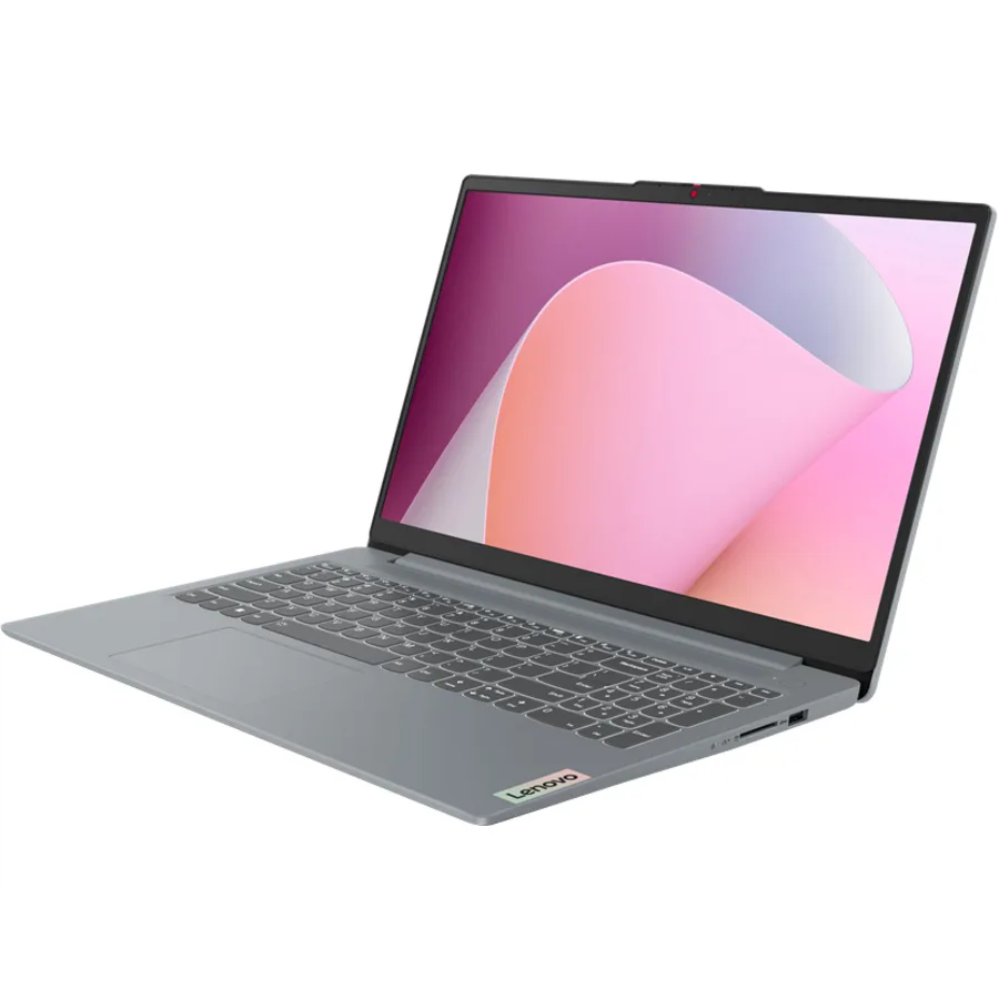 Arctic Gray Lenovo IdeaPad Slim 3 15.6 inch laptop closed view