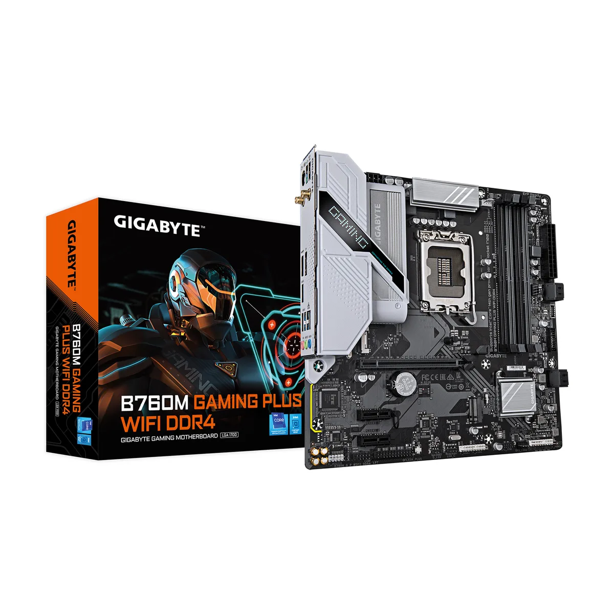 GIGABYTE GIGABYTE B760M GAMING PLUS WIFI DDR4 Intel motherboard — product photo