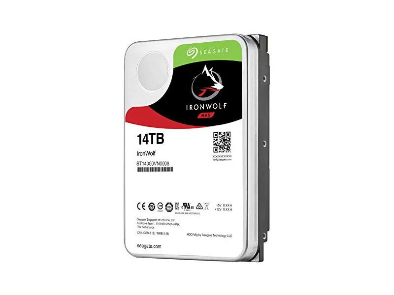 Seagate Seagate IronWolf 14TB 3.5" SATA 7200 RPM 256MB Cache internal hard drive — תמונת המוצר