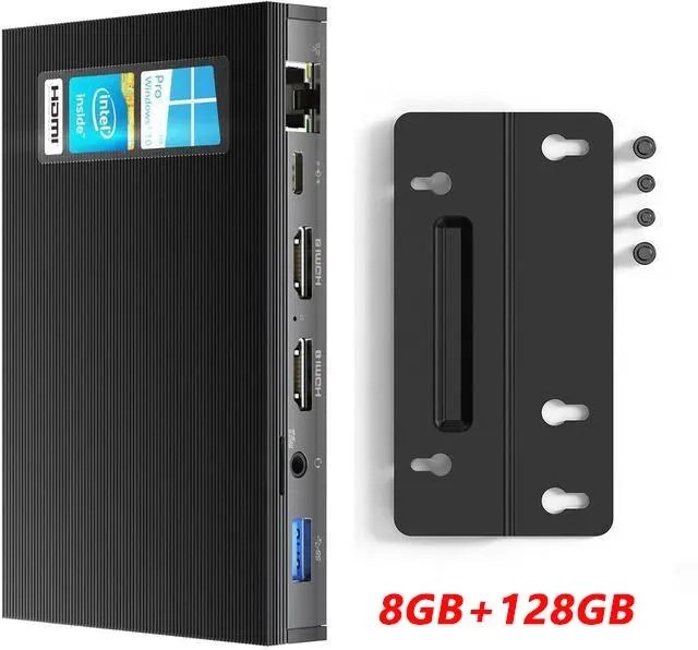 Defendwe Defendwe Fanless Mini PC J4125 8GB 128GB VESA Mount — product photo