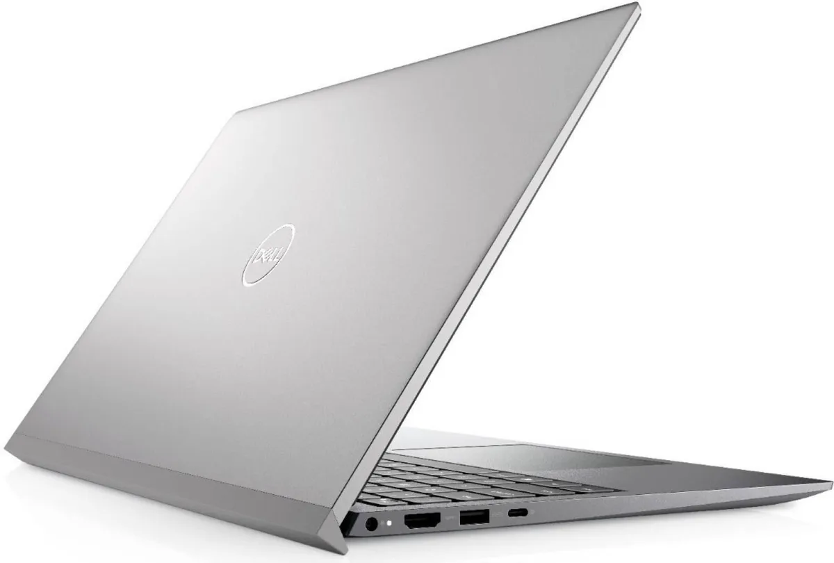 Silver 15.6-inch Dell Inspiron 5510 laptop, closed lid, matte finish