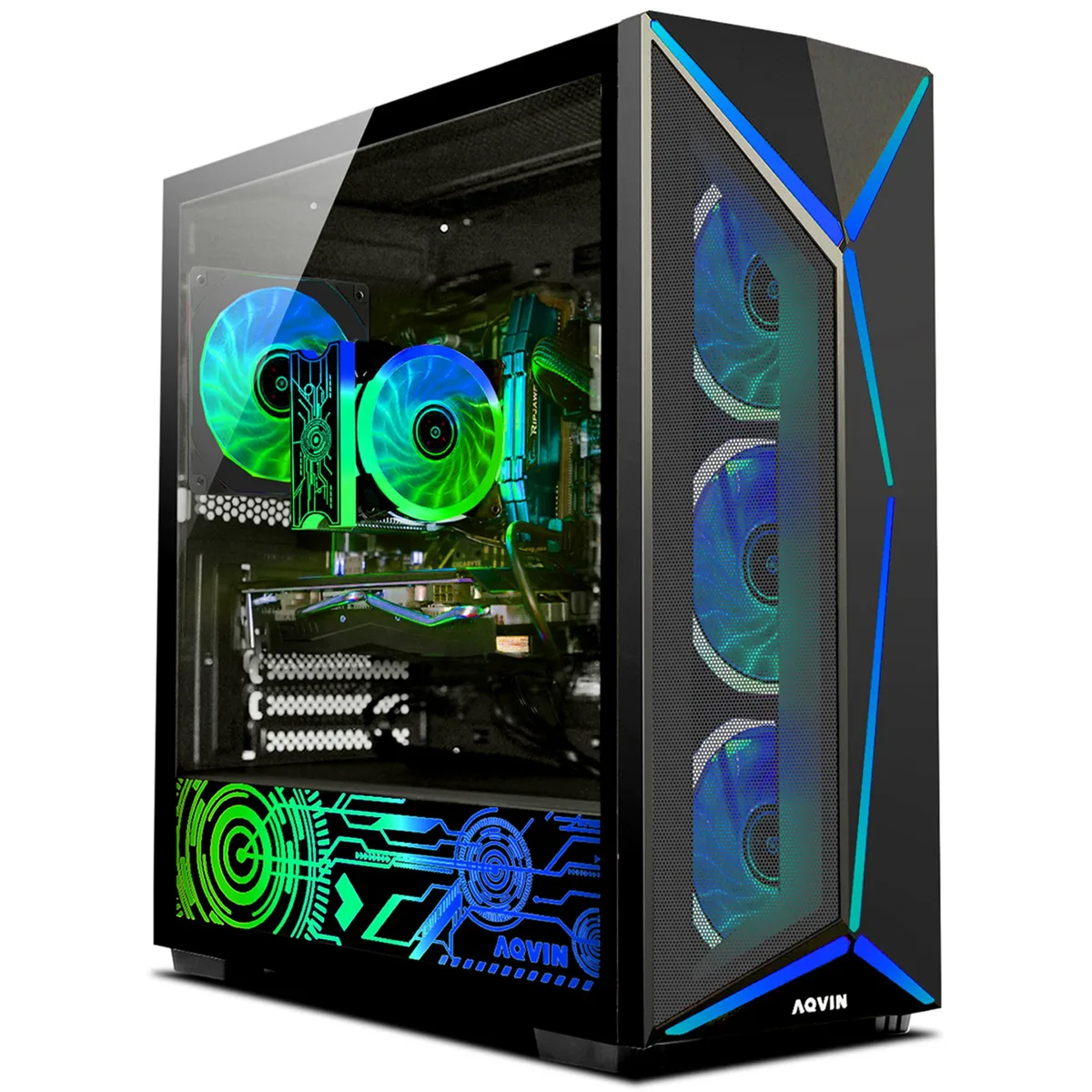 AQVIN AQVIN AQ80 Gaming PC i7-8700 RTX 4060 32GB 1TB — photo du produit