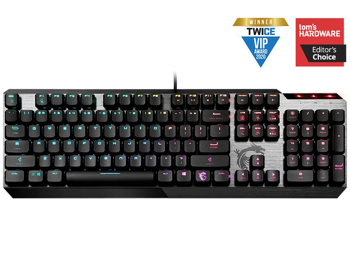 MSI MSI Vigor GK50 LP gaming keyboard — termékfotó