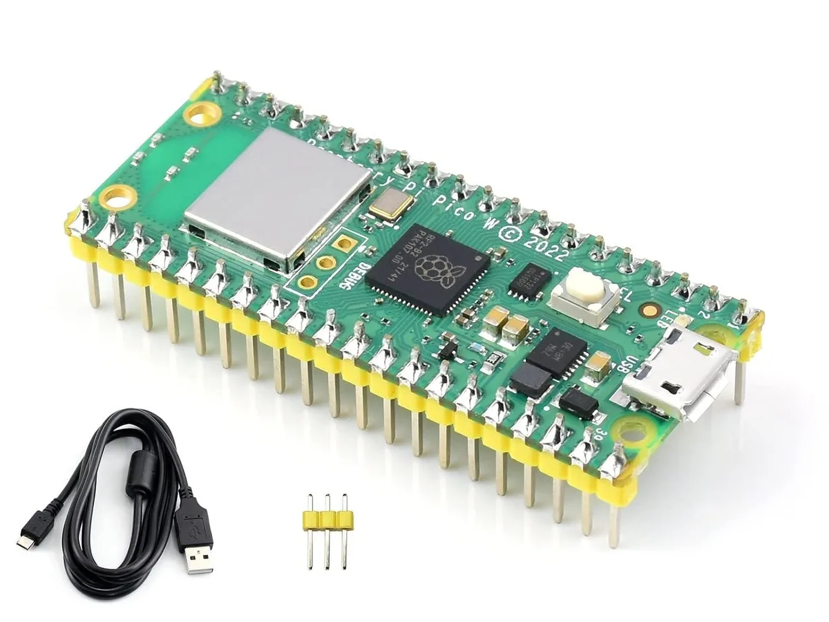 LORDWORLD LORDWORLD Raspberry Pi Pico W Development Board Pre-Soldered Headers RP2040 — foto produk