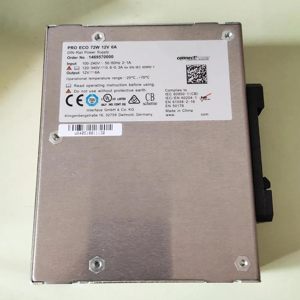 KHACHIMO KHACHIMO DIN-Rail Power Supply 1469570000 PRO ECO 72W 12V 6A — toote foto