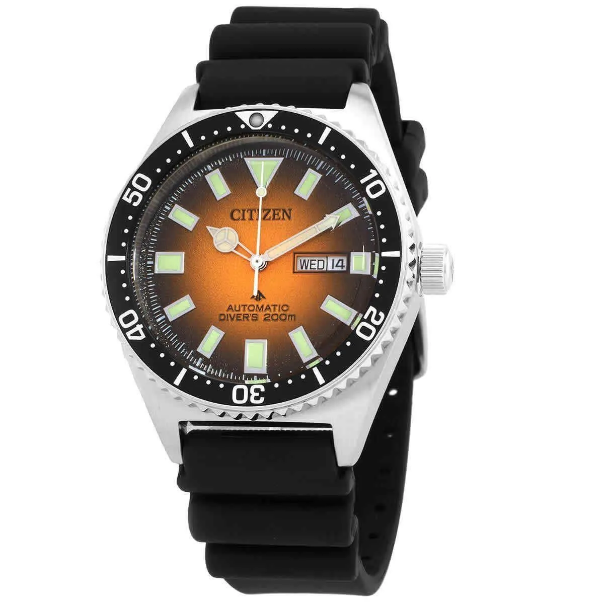 Citizen Citizen Promaster NY0120-01Z Orange Dial Automatic Diver's 200M Watch — product photo
