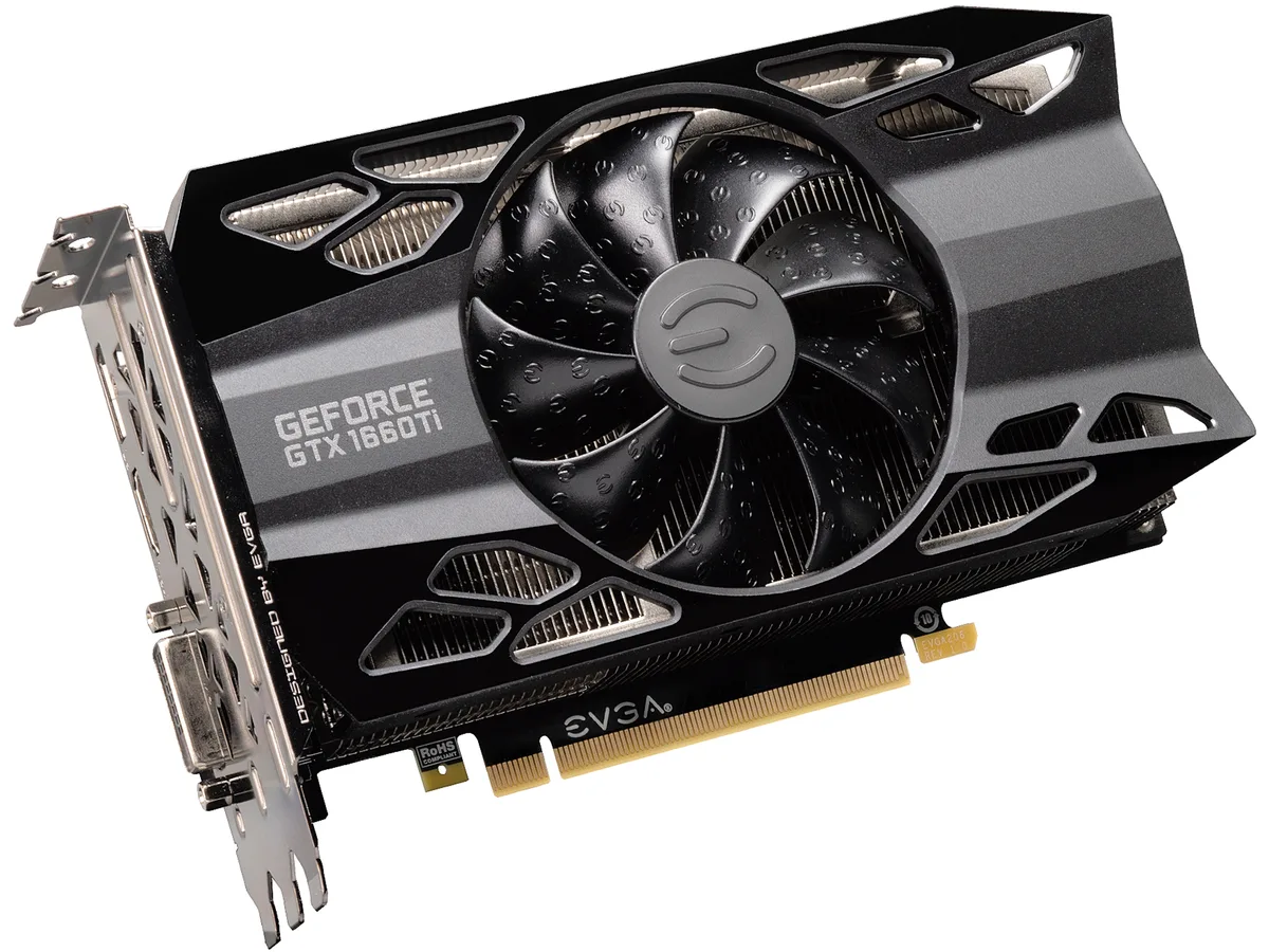 EVGA EVGA GeForce GTX 1660 Ti XC Gaming 06G-P4-1263-KR graphics card — photo du produit
