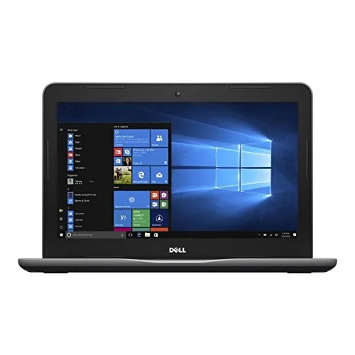 Dark gray Dell Latitude 3380 laptop, 13.3 inch non-touch screen, standard clamshell form factor, matte finish