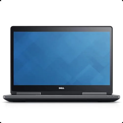 Silver Dell Precision 7710 17.3 inch mobile workstation closed lid
