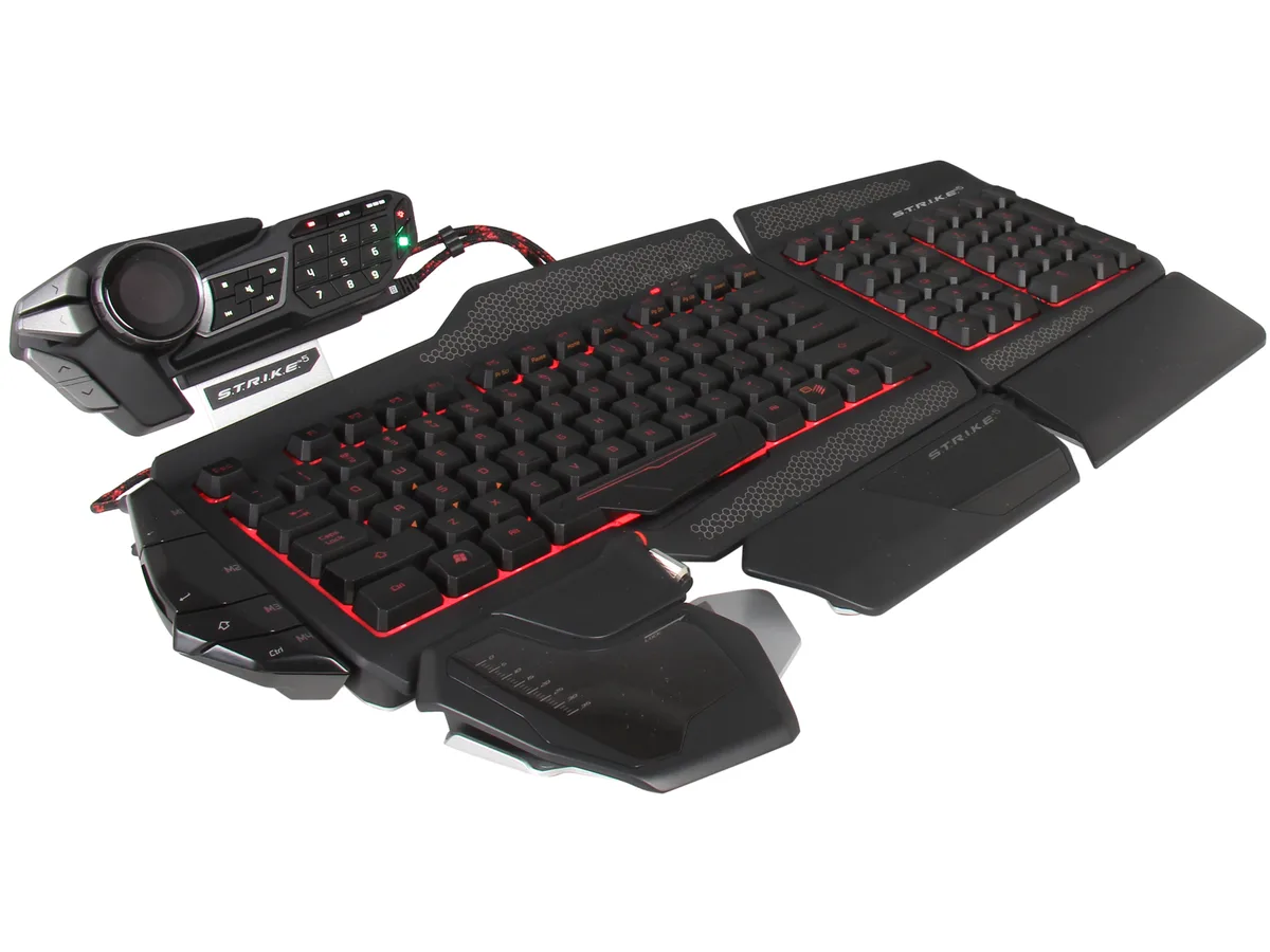 MAD CATZ MAD CATZ S.T.R.I.K.E.5 MCB43108N002/02/1 gaming keyboard — produktbild