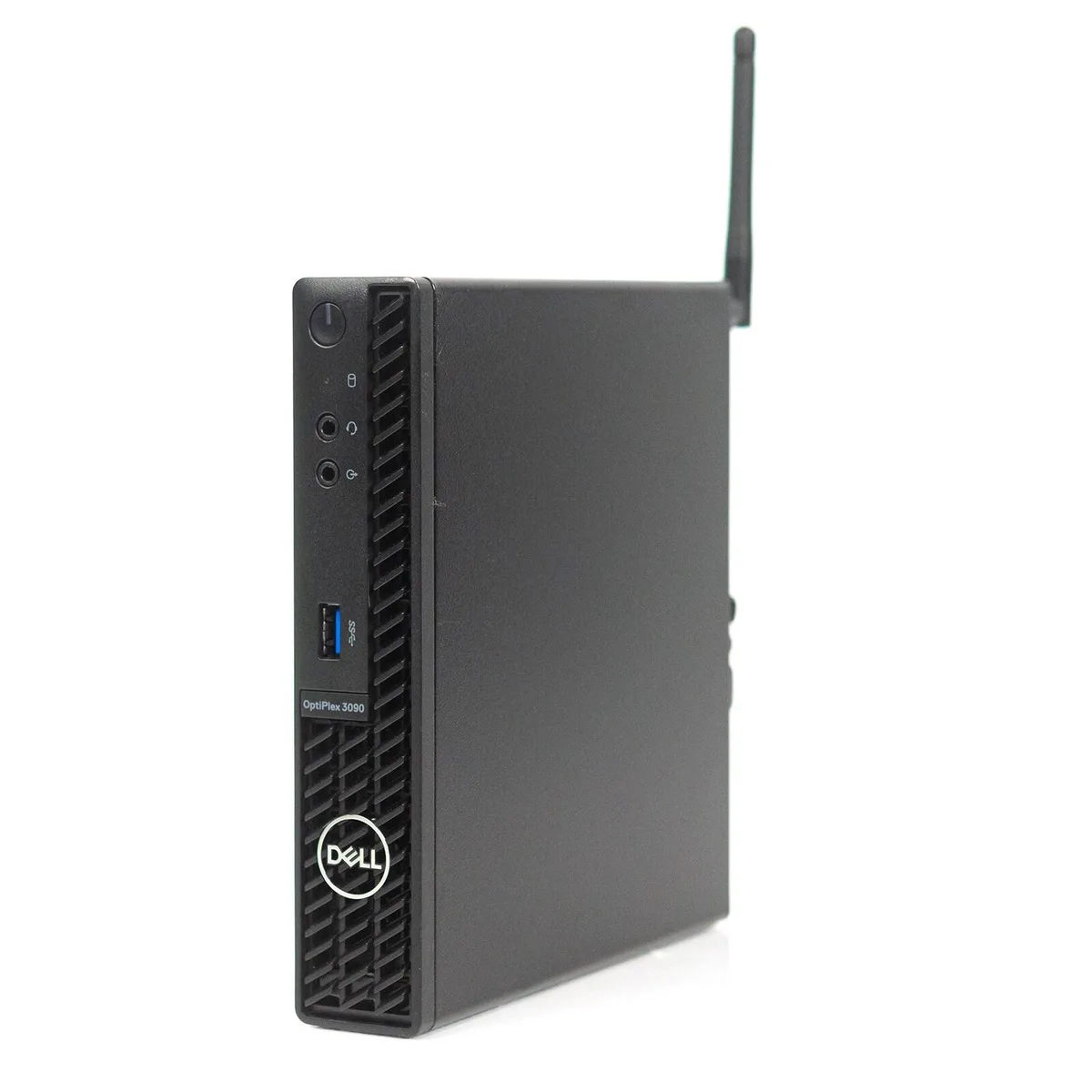 Small black Dell OptiPlex 3090 Micro desktop mini PC