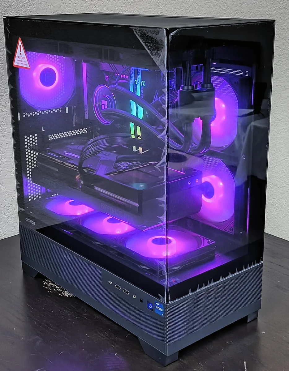 PRC PRC ShadowGlass Gaming PC i7-12700K RTX 4090 16GB 1TB 4TB 360mm AIO — product photo