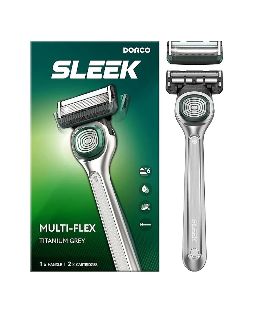  Northwest SXF2002 6-Blade Cartridge Razor Handle + 2 Cartridges — product photo