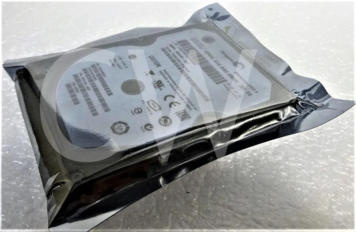 Silver 2.5 inch SATA hard drive rectangular shape