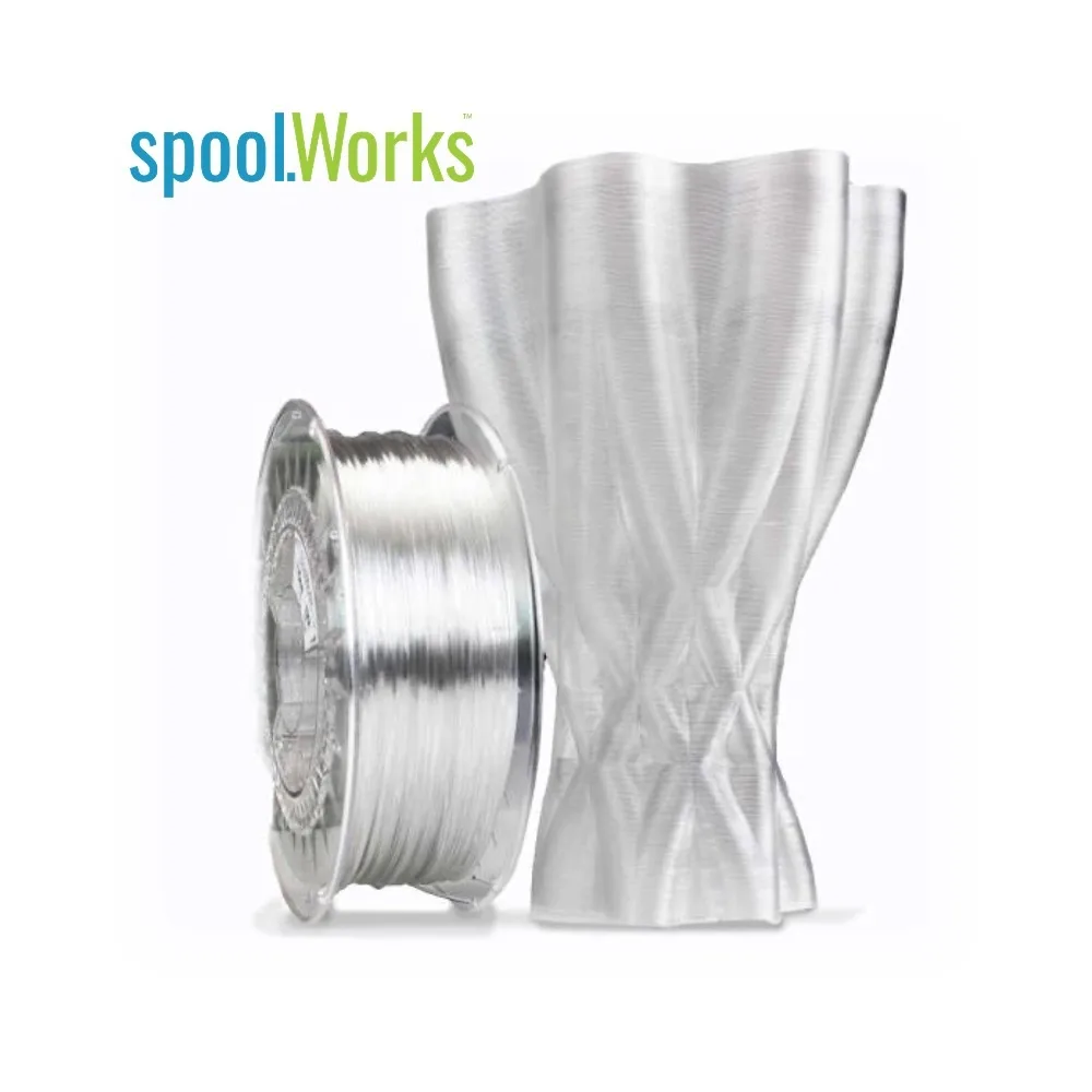 E3D Online E3D Online spoolWorks EDGE Filament 2.85mm 750g Clear Crystal01 3d printers accessory — תמונת המוצר