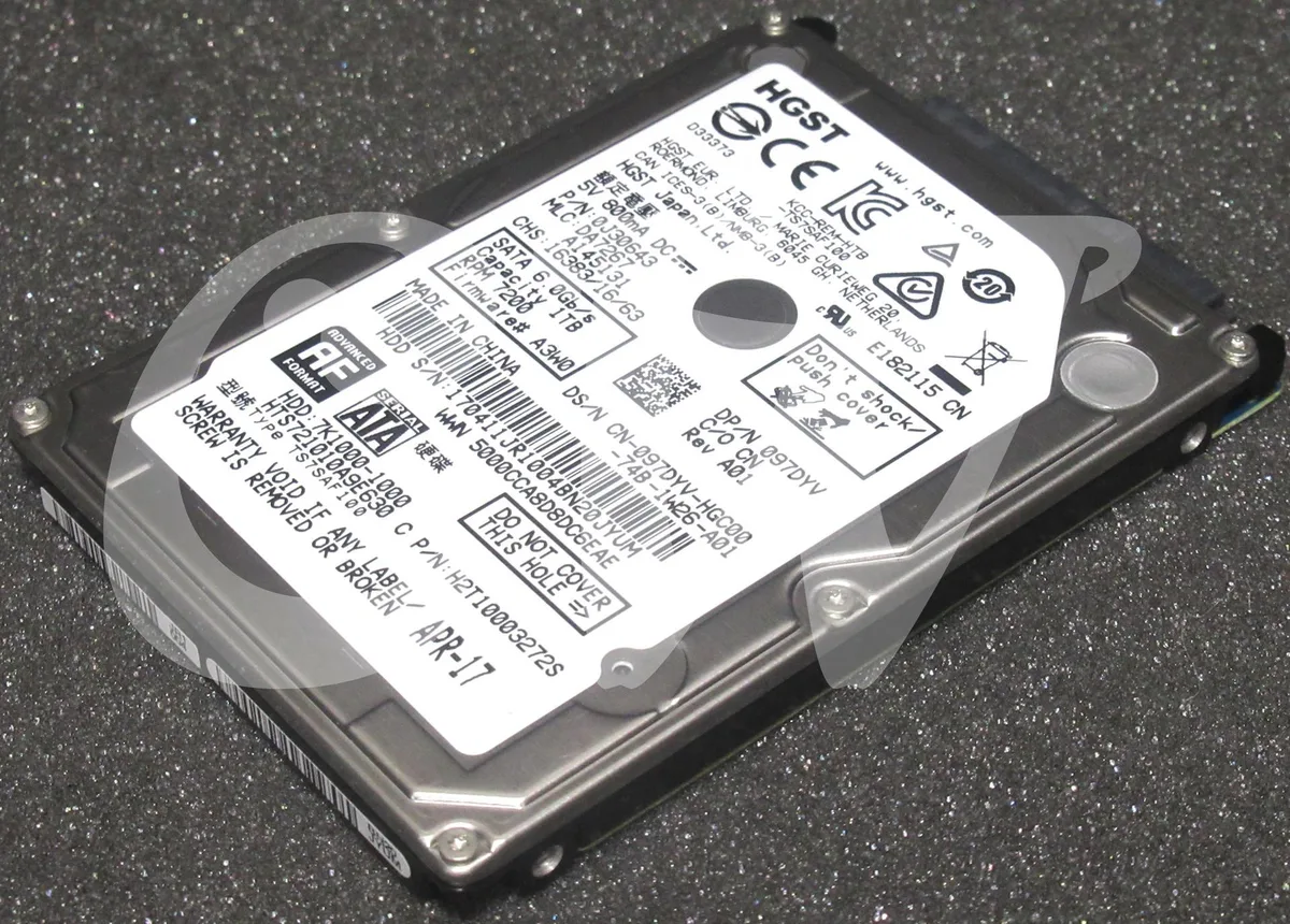 HGST HGST Travelstar 7K1000 HTS721010A9E630 1TB 7200RPM 32MB 2.5" SATA internal hard drive — fotografia produktu
