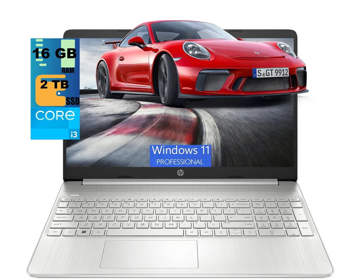 HP HP 15 laptop i3-1115G4 16GB 2TB DDR4 Silver — photo du produit