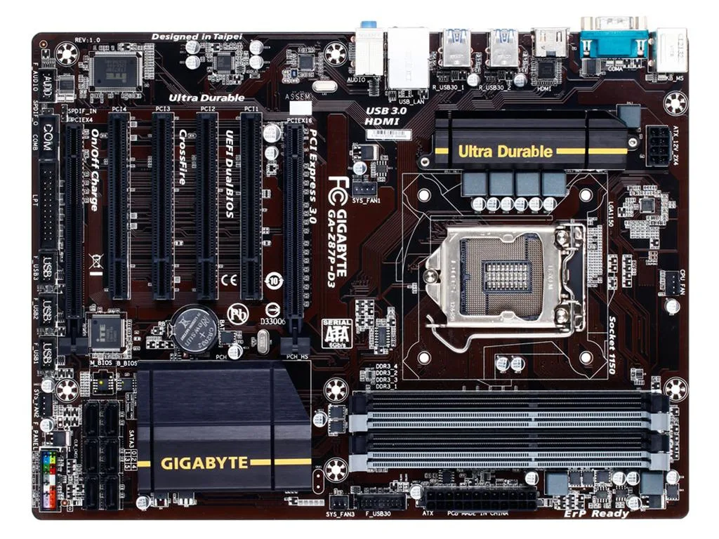 GIGABYTE GIGABYTE GA-Z87P-D3 rev.1.x Intel motherboard — product photo