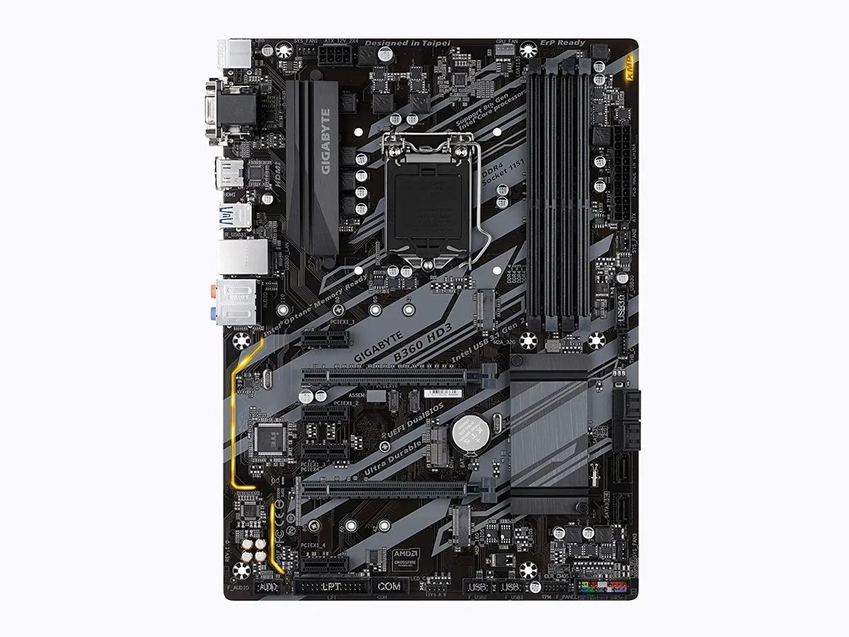 GIGABYTE GIGABYTE B360 HD3 Intel Motherboard LGA 1151 ATX — photo du produit