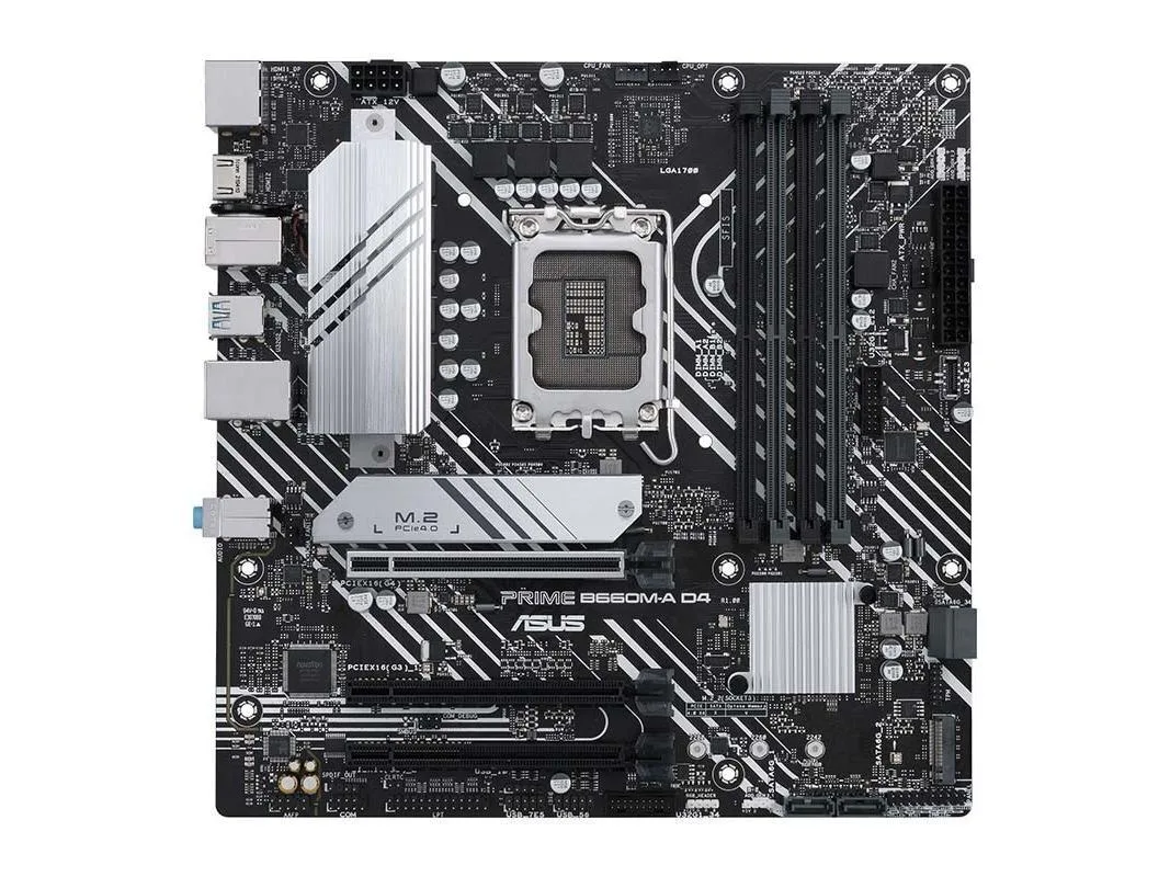ASUS ASUS PRIME B660M-A D4 Intel motherboard DDR4 128GB Micro ATX LGA 1700 — toote foto