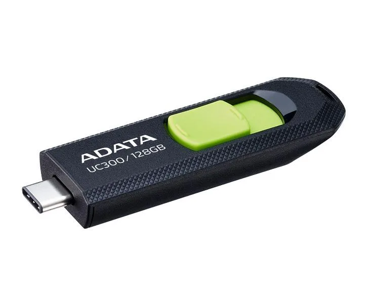 ADATA ADATA UC300 128GB USB 3.2 Type-C USB flash drive Black/Green — toote foto