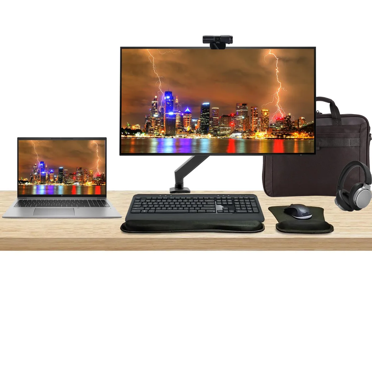 HP HP ZBook Firefly G10 16 i7 32GB 1TB Win11 Pro Z32k 4K Bundle — 商品写真
