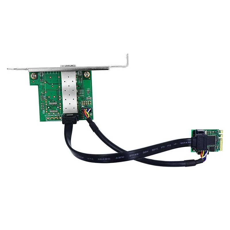 LR-LINK LR-LINK LRES2212PF-SFP M.2 A+E Key Gigabit SFP Network Card — foto produk