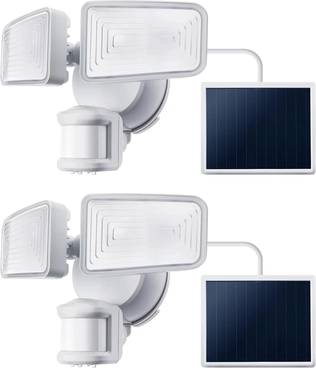 Home Zone Security Home Zone Security ES00935G 2 Pack Solar Flood 1500 Lumens 5000K 240° 40ft — fotografia produktu