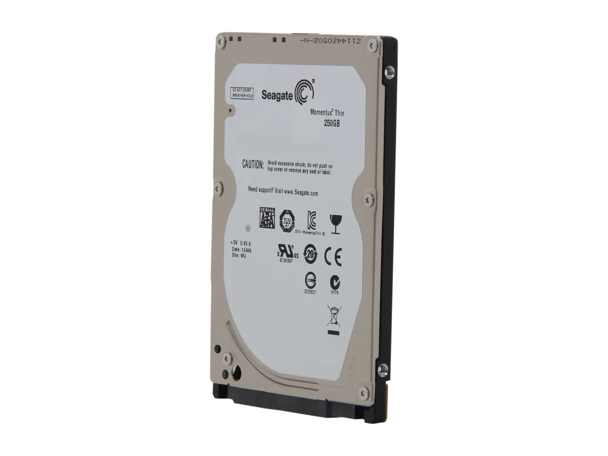 Seagate Seagate Momentus Thin ST250LT007 250GB 7200 RPM 16MB Cache SATA 3.0Gb/s 2.5" 7mm Laptop Hard Drive — foto produk