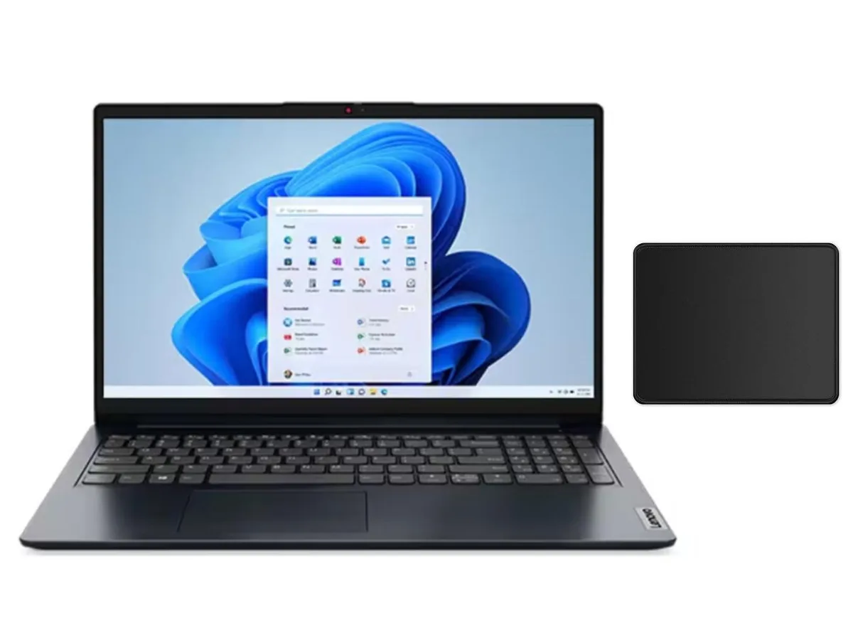 Blue 15.6 inch touchscreen laptop, standard clamshell, matte finish