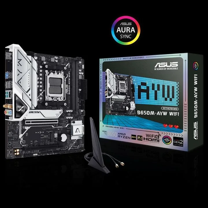 ASUS ASUS B650M-AYW WIFI AMD motherboard — product photo