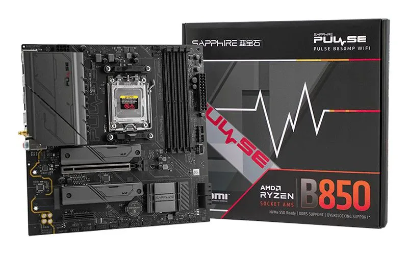 Sapphire Tech Sapphire Tech PULSE B850MP WIFI AMD Motherboard — product photo