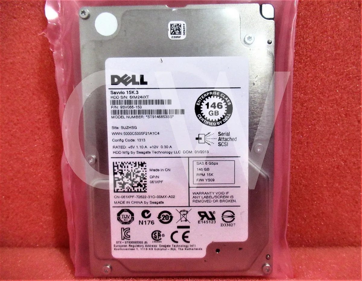DELL DELL ST9146853SS 146GB 15000RPM 2.5" SAS internal hard drive — 商品写真