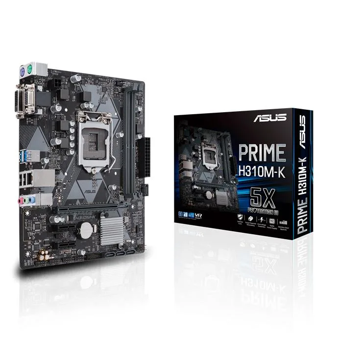 ASUS ASUS PRIME H310M-K Intel LGA 1151 mATX motherboard DDR4 2666MHz SATA 3.1 — product photo