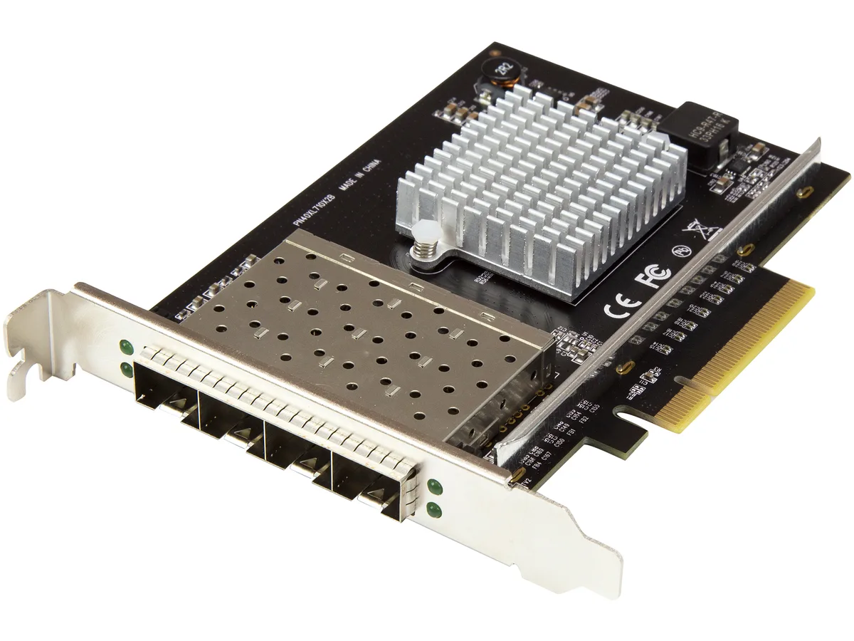 STARTECH STARTECH PEX10GSFP4I 4-port 10GbE SFP+ network card — foto del producto