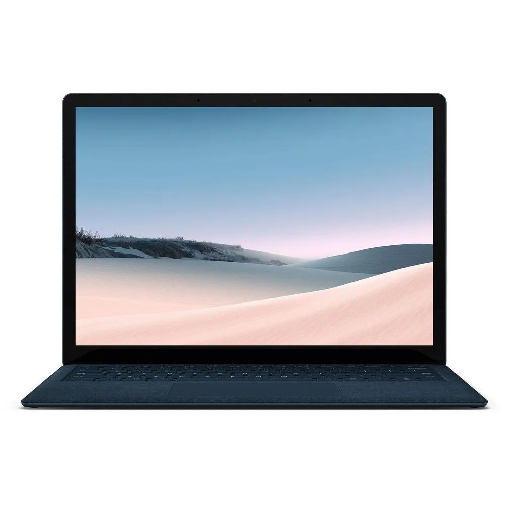 Cobalt Blue 13.5 inch touchscreen laptop closed lid aluminium finish