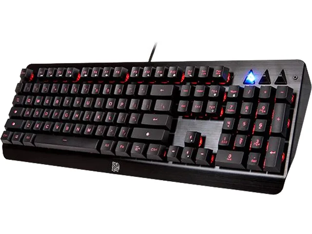 Black wired gaming keyboard with USB connection