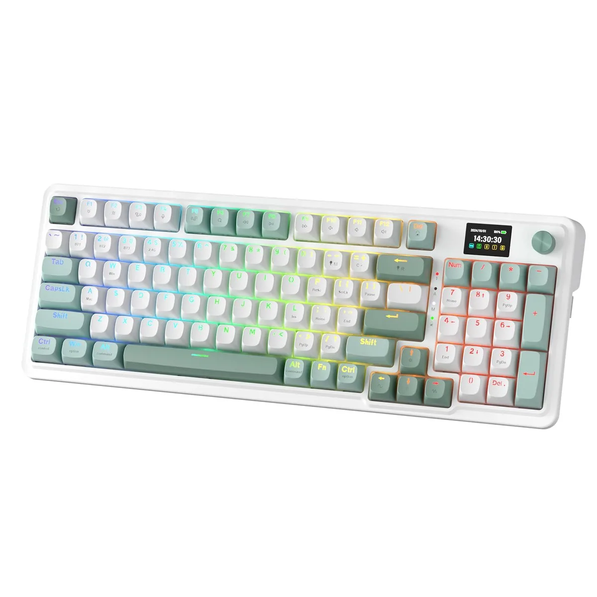 Redragon Galatin 95-Key Gasket Gaming Keyboard Jade Cloud — Produktfoto
