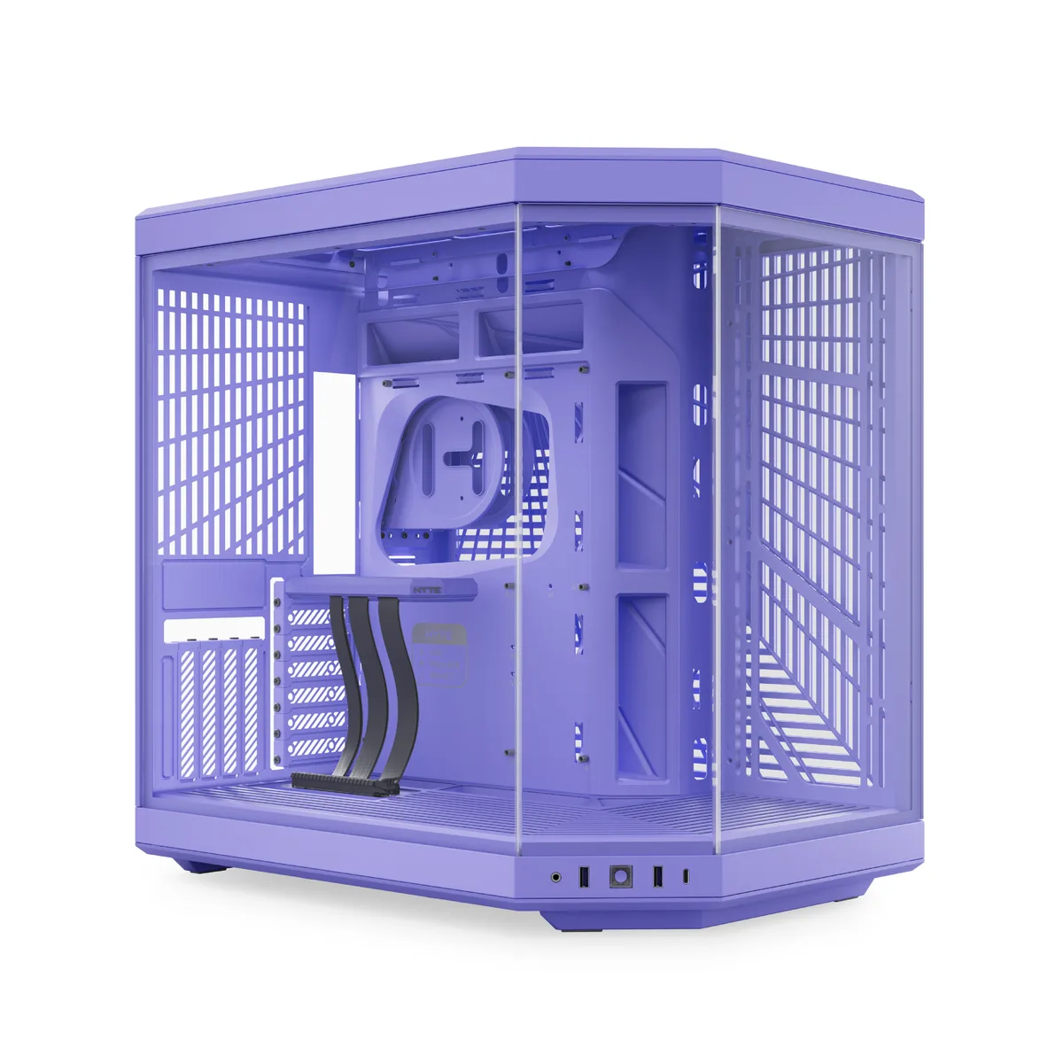 HYTE HYTE CS-HYTE-Y70-TM Taro Milk Dual Chamber Mid-Tower ATX PC case — product photo
