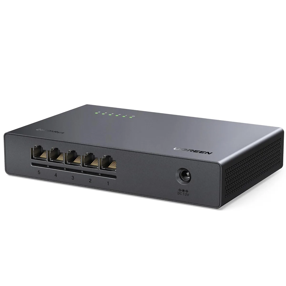  UGREEN 5-Port 2.5Gb Unmanaged Network Switch — fotografija izdelka