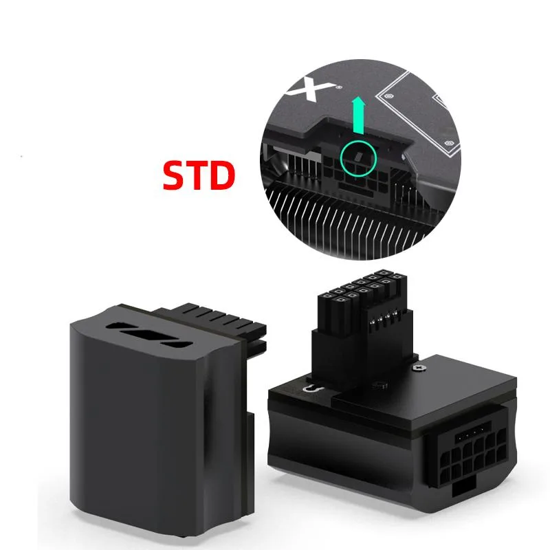 Corn Electronics Corn Electronics 12VHPWR 16Pin 90 Degree GPU Power Adapter — product photo
