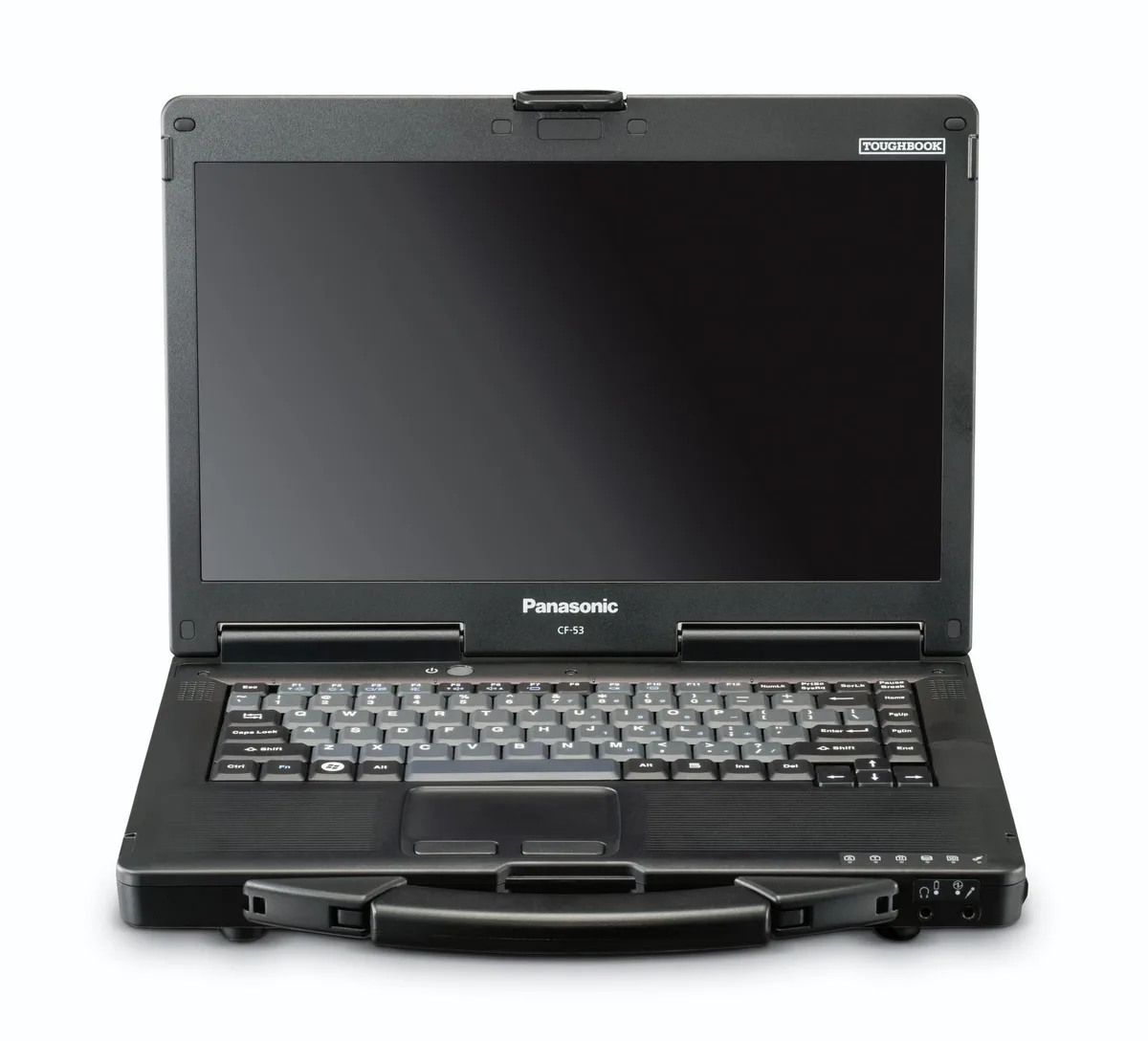 Black semi-rugged 14 inch Toughbook CF-53 with matte finish
