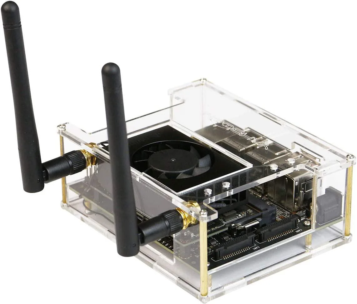 yahboom yahboom Jetson Xavier NX Acrylic Case Accessory with Dual Antennas — product photo