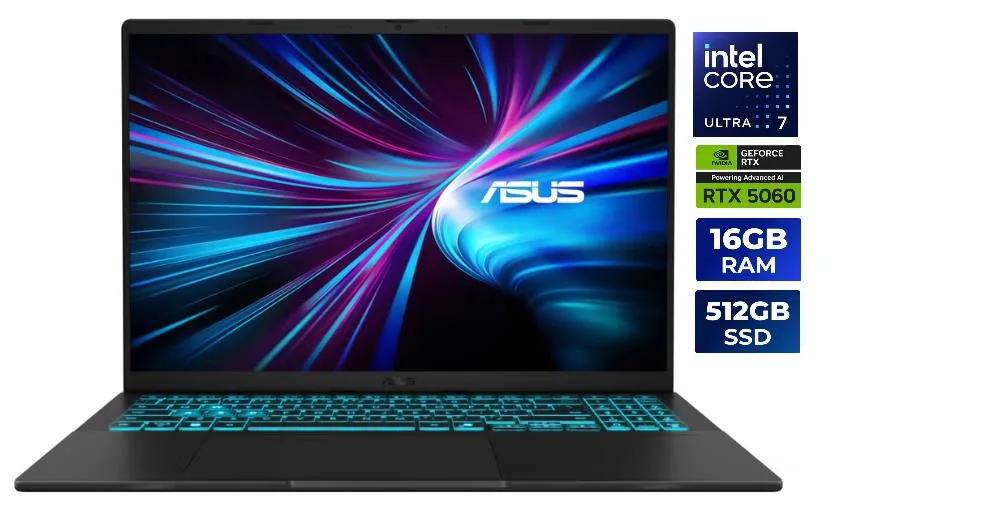 Matte black 16 inch laptop thin light design non touch IPS display 144Hz refresh rate