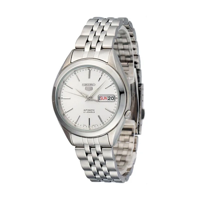 Seiko Seiko 5 SNKL15K1 Silver Automatic Watch 38mm — fotografia produsului
